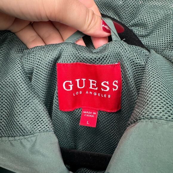 Guess Green Bomber Jacket - Picture 5 of 10